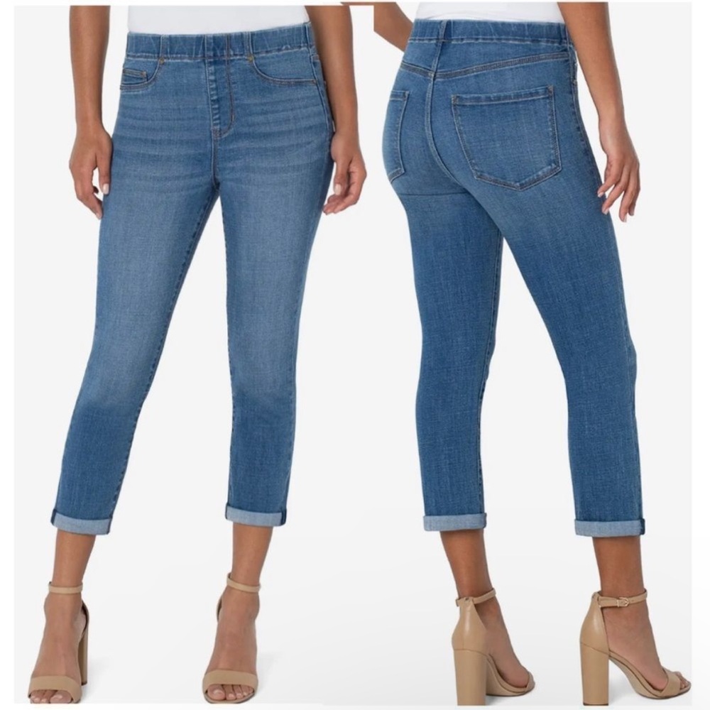 Liverpool Los Angeles Chloe Pull-On Jeans in Brinkley - Size 6/28